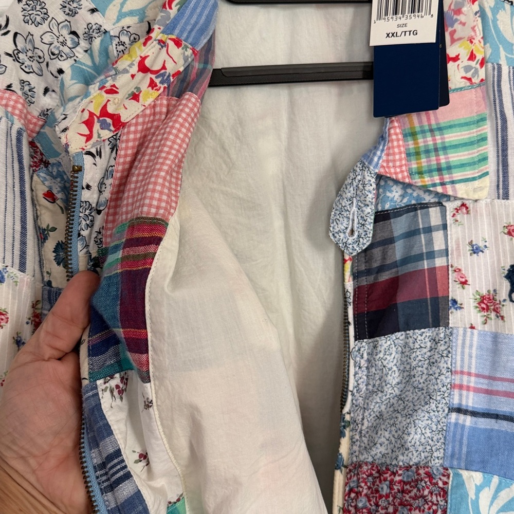 Polo Ralph Lauren Women’s Patchwork jacket size XXL - Picture 6 of 7
